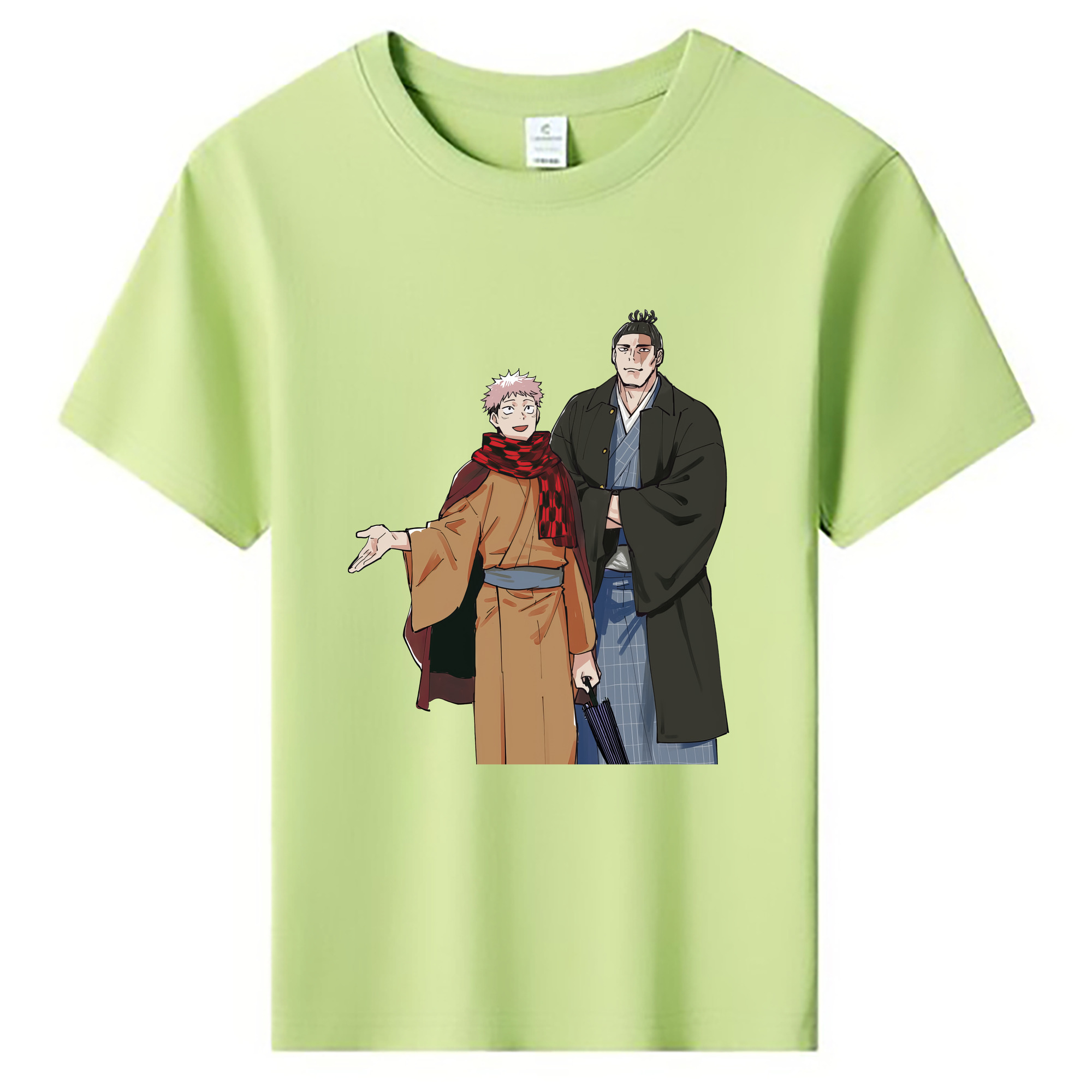 （画像用） 呪術廻戦 Jujutsu Kaisen 綿100％キッズTシャツ（フロントプリント）